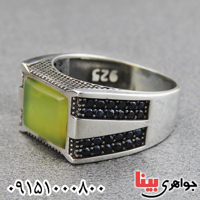 انگشتر عقیق شرف الشمس خوشرنگ میکروستینگ مردانه _کد:28894