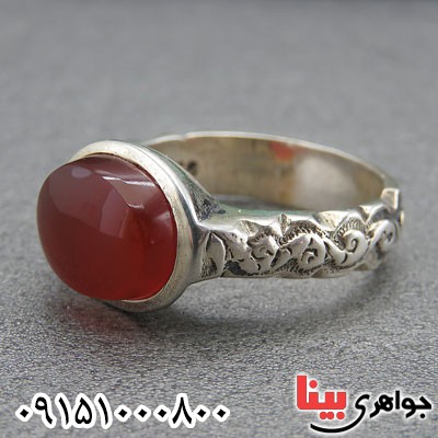 انگشتر عقیق یمنی خاص و شیک خوشرنگ مردانه