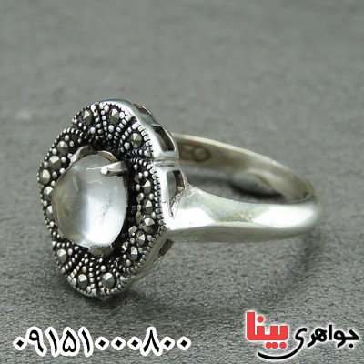 انگشتر دُر طبیعی مارکازیتی زنانه خاص
