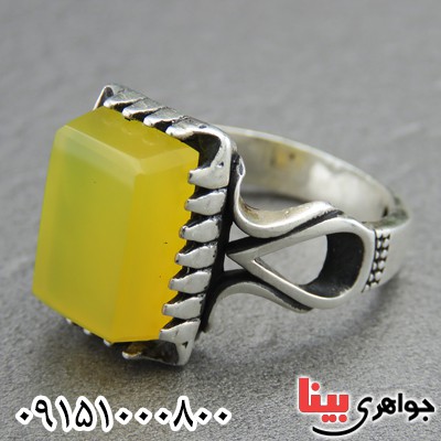 انگشتر عقیق شرف الشمس خوشرنگ زیبا _کد:29237
