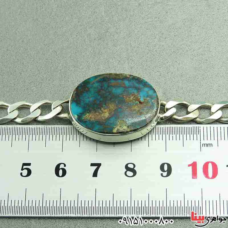 دستبند فیروزه نیشابوری فاخر زیبا و خاص شیک _کد:29360