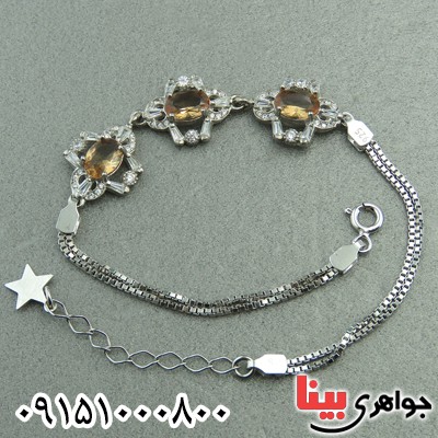 دستبند الکساندریت زنانه خاص و شیک زیبا _کد:29362