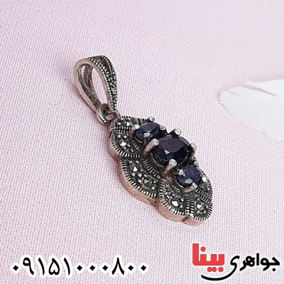 گردنبند یاقوت کبود مارکازیتی زنانه خاص