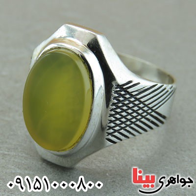 انگشتر عقیق شرف الشمس مردانه خاص حرز دار _کد:29522