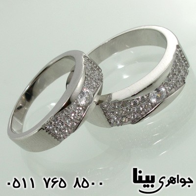 انگشتر نقره حلقه ست ازدواج جدید