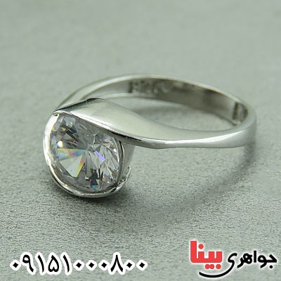 انگشتر نقره  رودیوم زنانه خاص و شیک