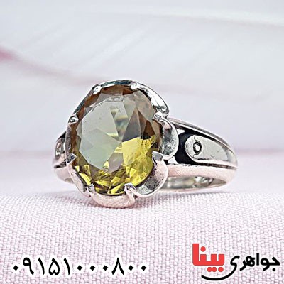 انگشتر الکساندریت خوشرنگ مردانه بسیار زیبا _کد:29666