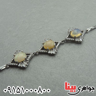 دستبند اوپال خوشرنگ بسیار شیک _کد:29678