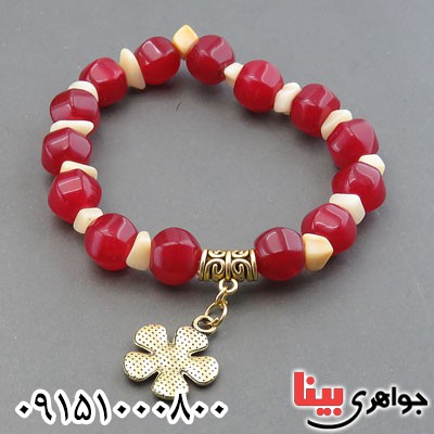 دستبند چند جواهر خوشرنگ بسیار شیک _کد:29820