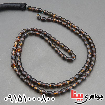 تسبیح کهربا 101 دانه ای خاص و زیبا _کد:29840