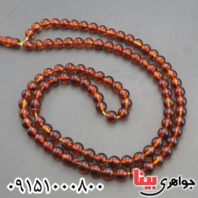 تسبیح کهربا 101دانه ای فاخر و خاص _کد:29844