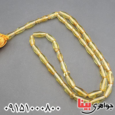 تسبیح کهربا 33 دانه ای فاخر و بسیار زیبا _کد:29845