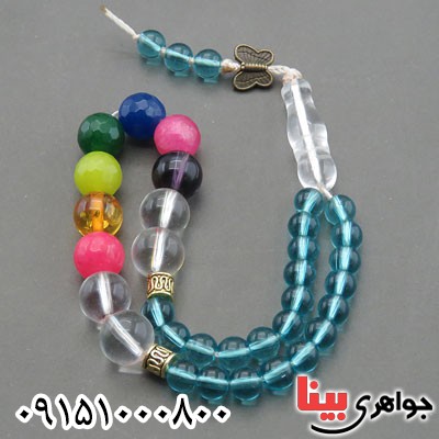 تسبیح چند جواهر 33 دانه ای خاص سنگ درمانی و انرژی زیبا _کد:29878
