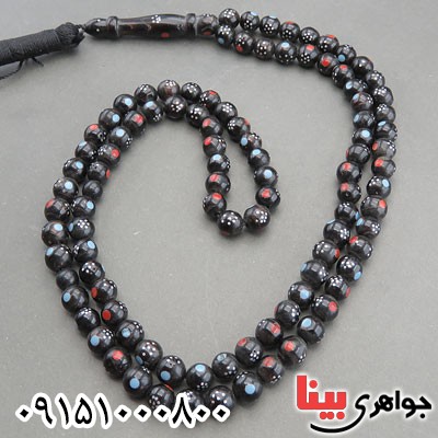 تسبیح یسر 101 دانه ای خوشرنگ زیبا _کد:29903