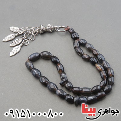 تسبیح عقیق یمنی 33 دانه ای خاص بسیار زیبا _کد:29907