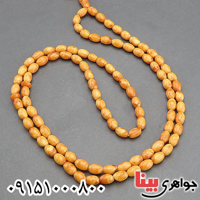 تسبیح کهربا 101 دانه ای خاص و زیبا _کد:29942