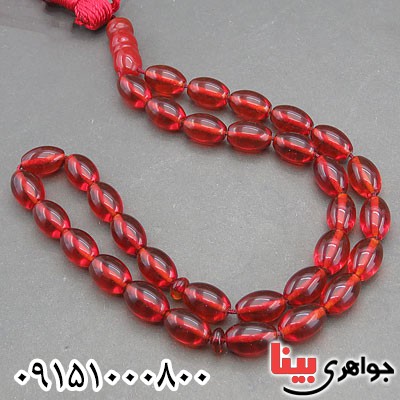 تسبیح کهربا 33 دانه ای بسیار زیبا _کد:29954