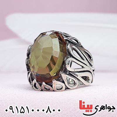 انگشتر الکساندریت مردانه زیبا و شیک