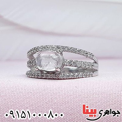 انگشتر در نجف رودیوم زنانه خاص و زیبا _کد:29977