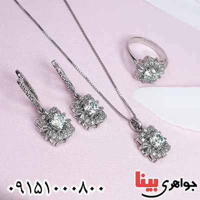 سرویس الماس روسی (موزانایت) رودیوم فاخر