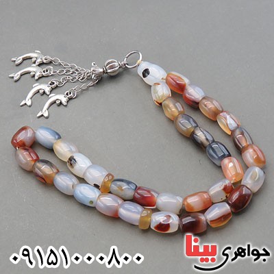 تسبیح عقیق یمنی 33 دانه ای بسیار زیبا