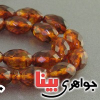 تسبیح کهربا روسی ۳۳ دانه ای درجه یک و فاخر بسیار عالی _کد:30183