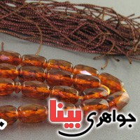 تسبیح کهربا روسی ۳۳ دانه ای فاخر درجه یک بسیار عالی _کد:30187