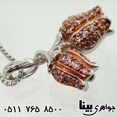 گردنبند آمتیست گل لاله