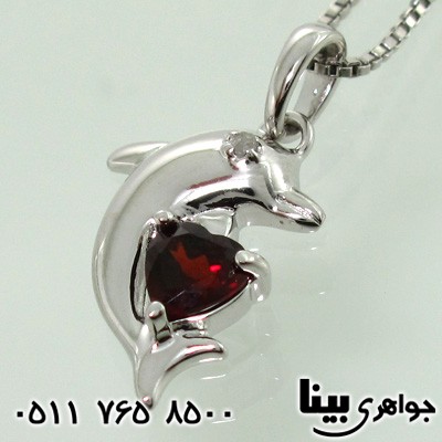 گردنبند یاقوت گارنت دلفین
