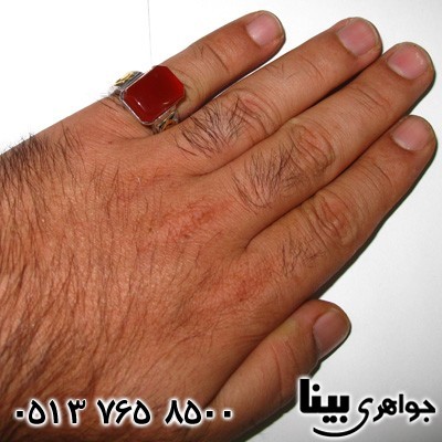 انگشتر عقیق یمنی مردانه شبکه ای خاص انگشتر عقیق یمنی مردانه شبکه ای خاص