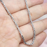 زنجیر نقره مدل کرال ریز 55 سانتی زیبا و خاص