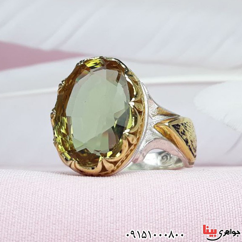 انگشتر الکساندریت خاص و زیبای مردانه _کد:31304