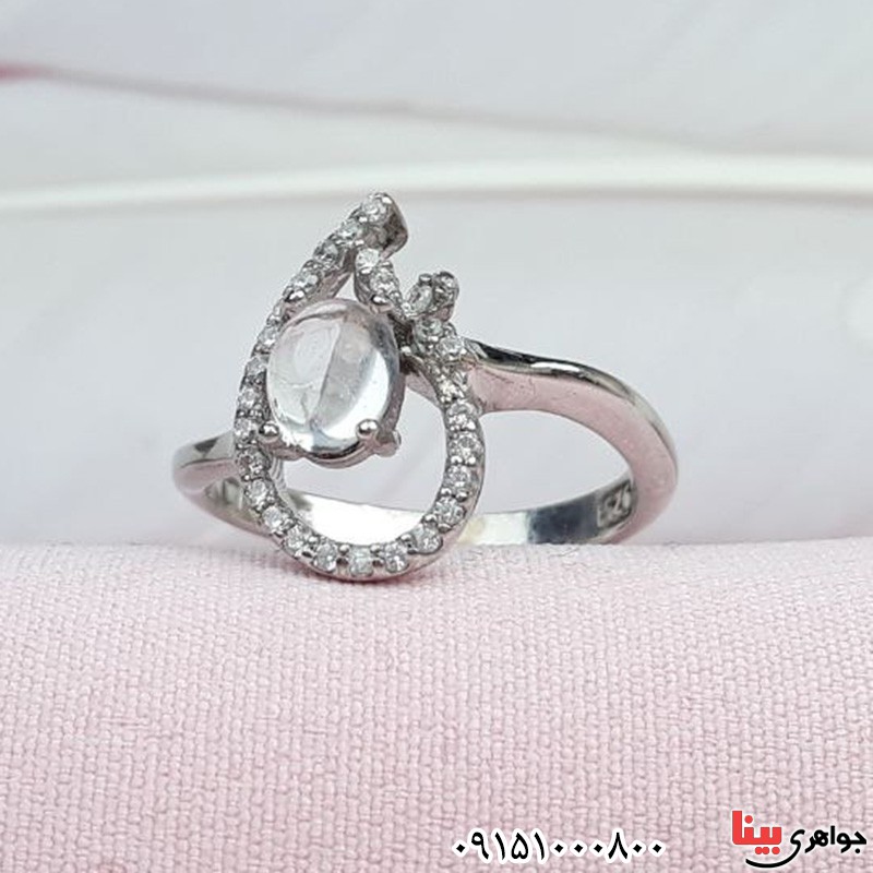 انگشتر در نجف رودیوم زنانه _کد:31489