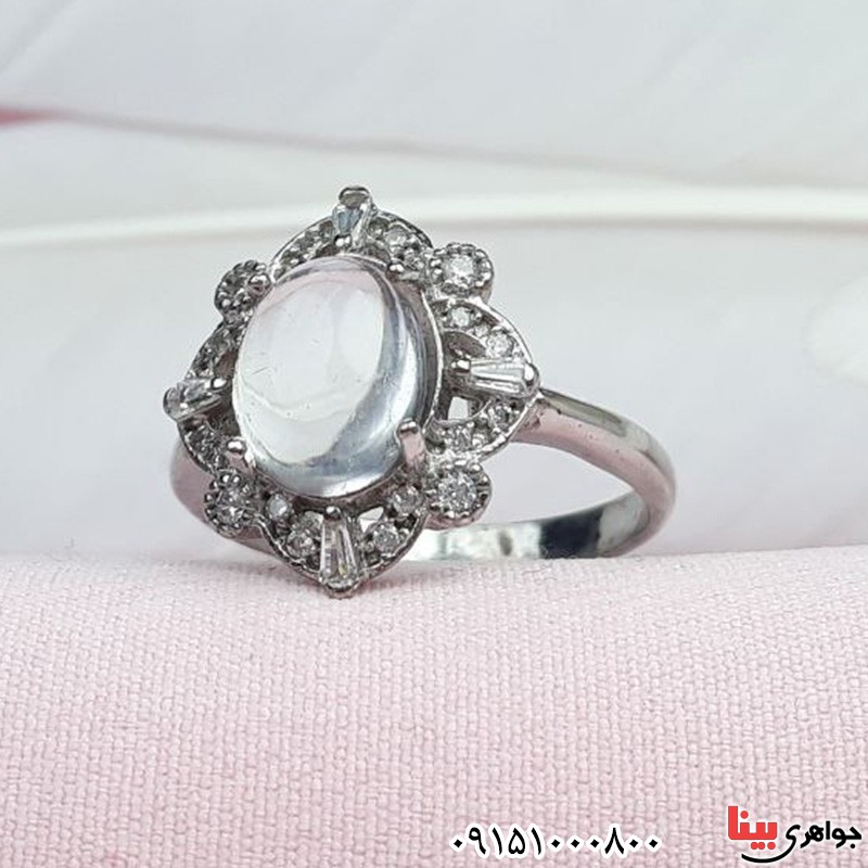 انگشتر در نجف زنانه رودیوم زیبا _کد:31492