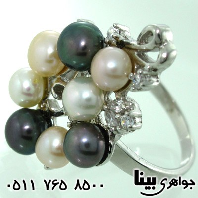انگشتر مروارید زنانه چند نگین