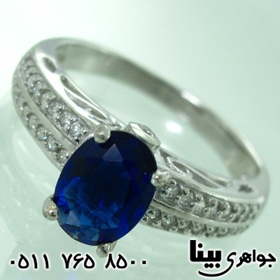 انگشتر ابسیدین زنانه رکاب مشبک