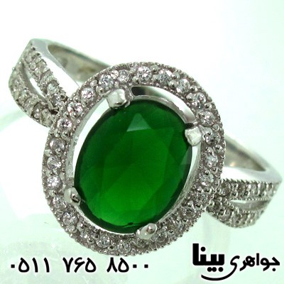 انگشتر ابسیدین زنانه سبز