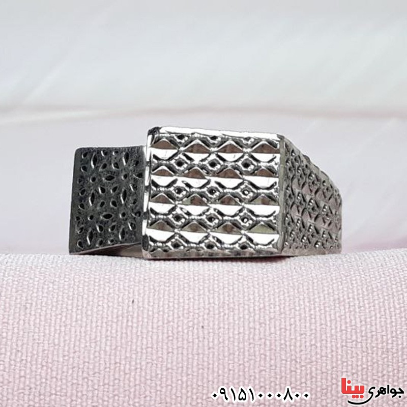 انگشتر نقره رودیوم زنانه _کد:32220