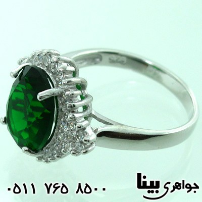 انگشتر ابسیدین زنانه درخشان