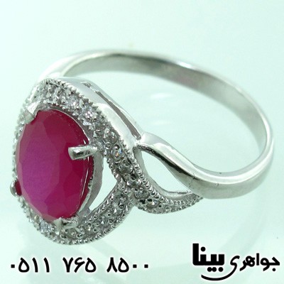 انگشتر ابسیدین زنانه بیضی