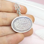 گردنبند عقیق یمنی سوسنی دست ساز فاخر پشت بسته با حکاکی