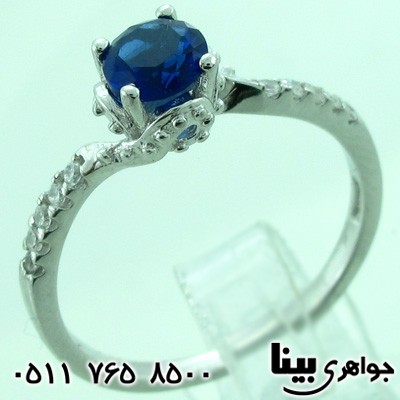 انگشتر ابسیدین زنانه کلاسیک طرح ایتالیایی یک
