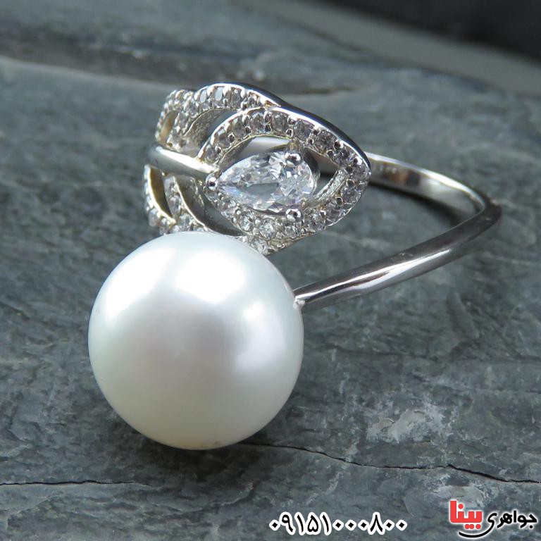انگشتر مروارید بسیار شیک و زیبا زنانه _کد:32520