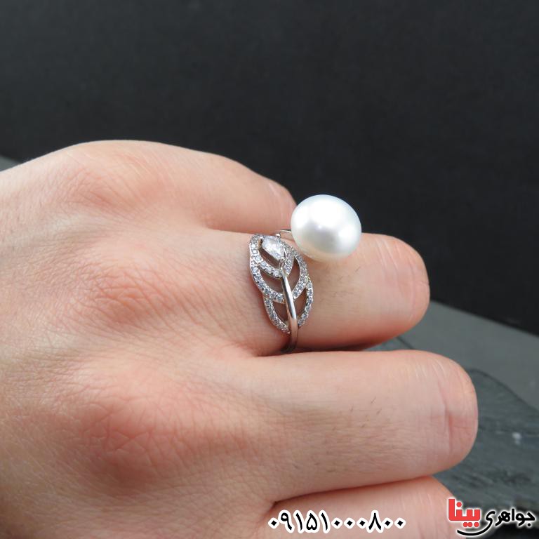انگشتر مروارید بسیار شیک و زیبا زنانه _کد:32520
