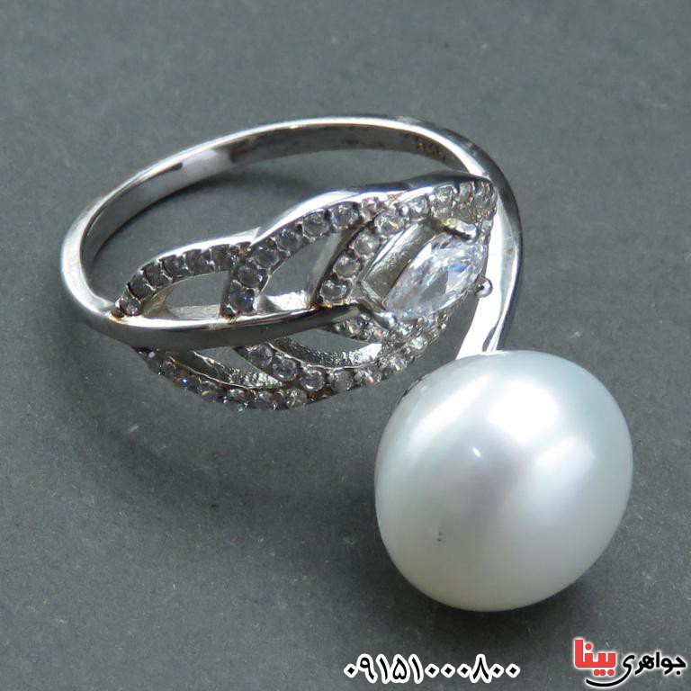 انگشتر مروارید بسیار شیک و زیبا زنانه _کد:32520