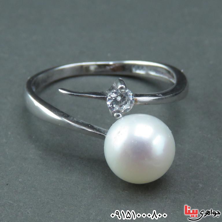 انگشتر مروارید شیک و بسیار خاص و زیبا _کد:32525