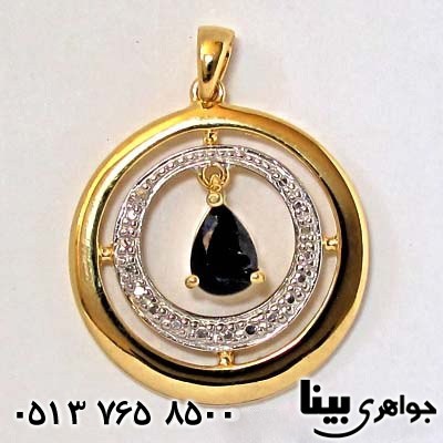 گردنبند یاقوت کبود پاندولی