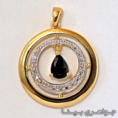 گردنبند یاقوت کبود پاندولی