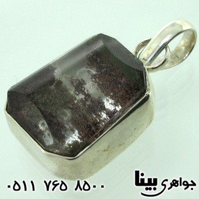 گردنبند کوارتز خزه ای فاخر درشت