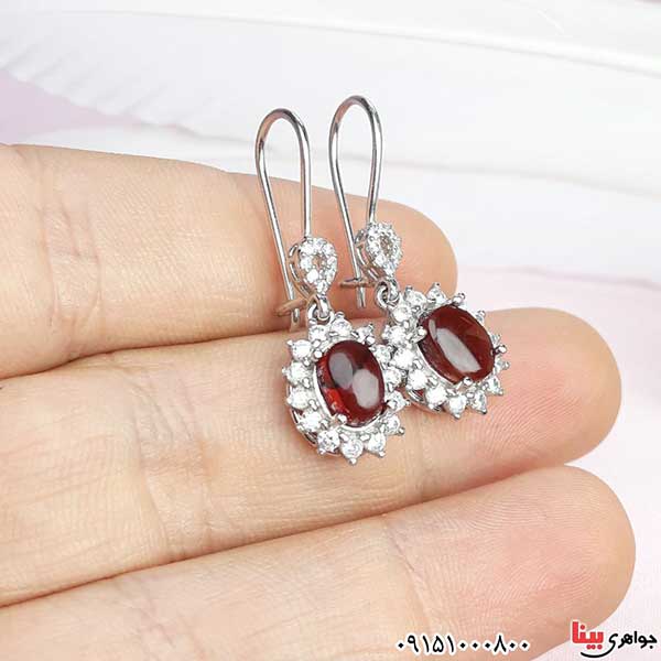 سرویس عقیق یمنی سرخ رودیوم بسیار خوشرنگ و خاص _کد:33089